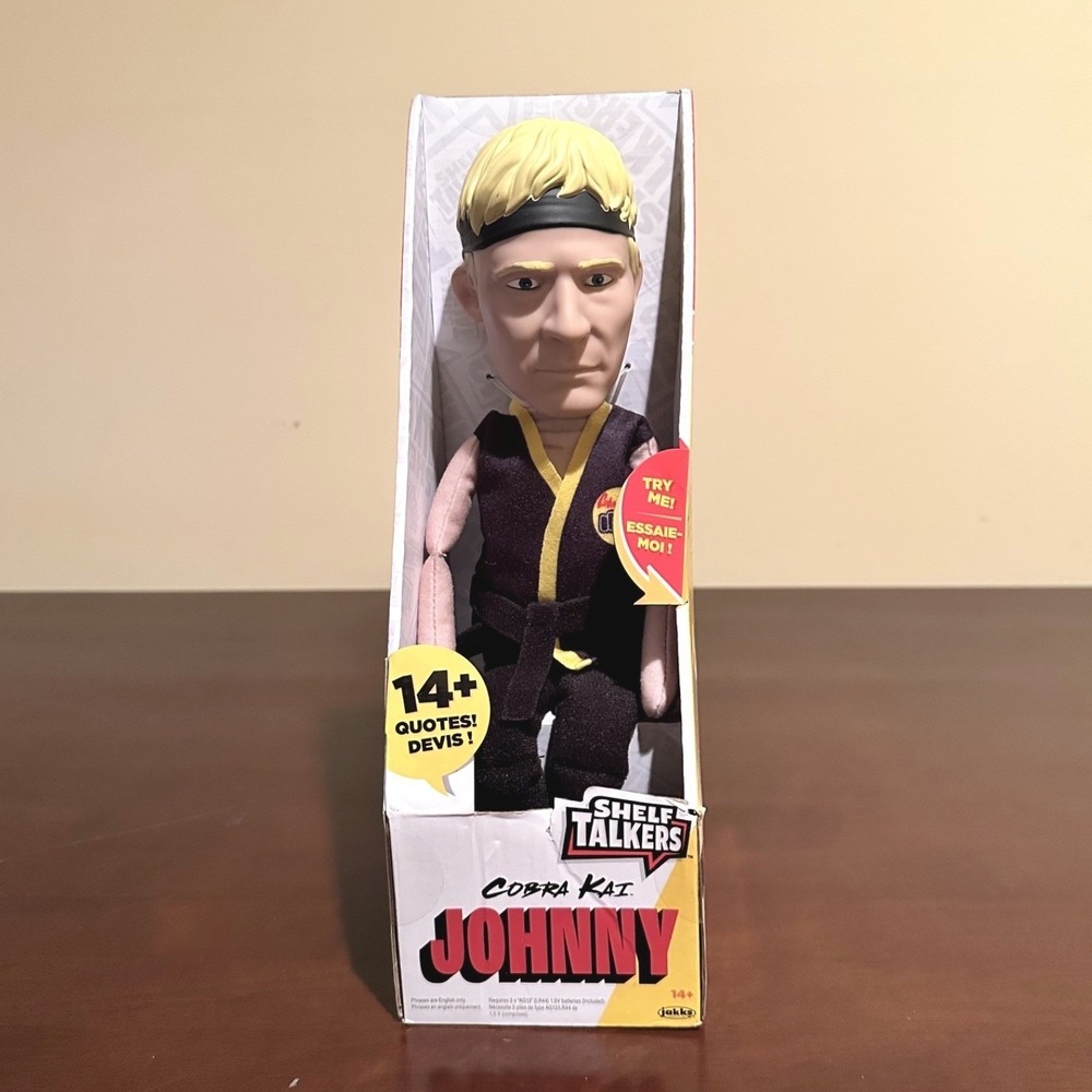12" Talking Plush Johnny Cobra Kai Series Pull String Toy Collectible New In Box